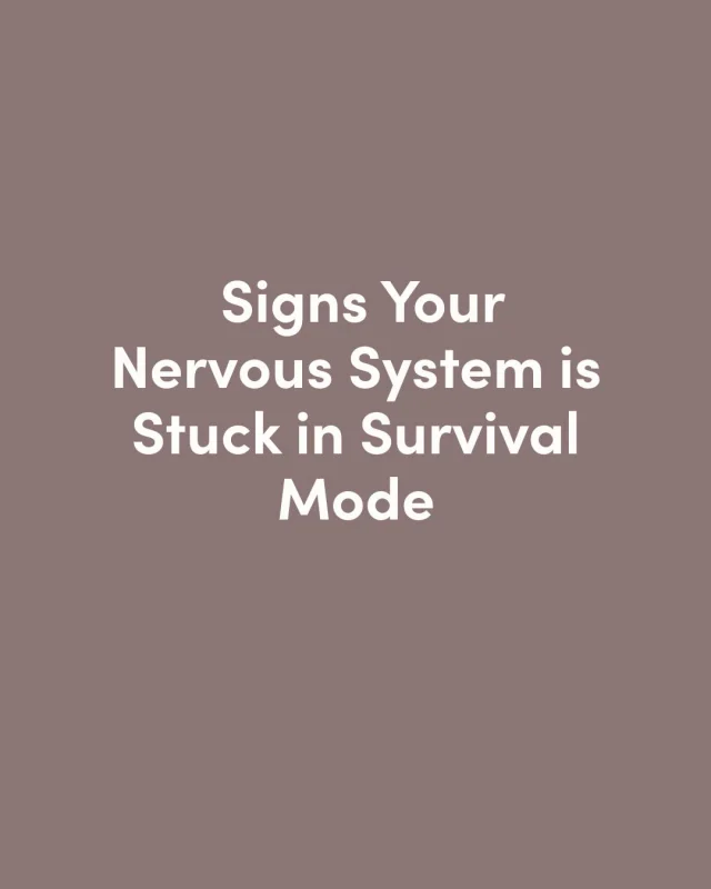 Is your nervous system working for you or against you? Chronic stress, trauma, and burnout can keep us stuck in fight, flight, freeze, or fawn mode. Here’s how to spot it + small shifts to help regulate. 🌀💛 Save this for later!

#womenshealth #empoweringwomen #yoga #meditation #breathwork #yogaclasses #perimenopause #menopause #menopausetips #wellness #wellnesscoach #yogateacher #nutrition