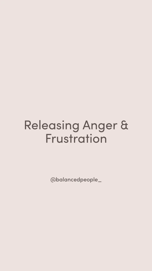 Releasing Anger & Frustration

🔹 Where it’s stored: Jaw, upper back, hands, core 🔹 What this does: Clears built-up tension, helps release stuck emotions
✅ When to do it: If feeling tense, irritable, or stuck in frustration. ❌ When NOT to do it: If the movement feels overwhelming—start with just slow, deep breaths.

#LetGoOfTension #SomaticHealing #NervousSystemReset